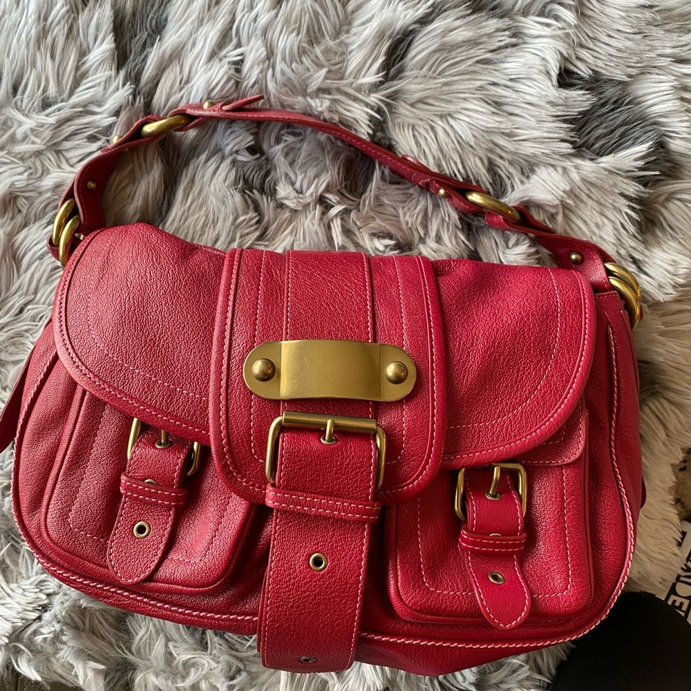 Marc Jacobs red shoulder bag